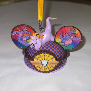 NEW!!! Disney HAND PAINTED Mickey Ear Hat Figment Ornamet